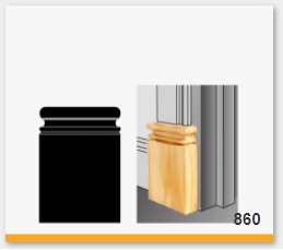 ZOCALIN XUNI 105X74X21 N860 CLEAR