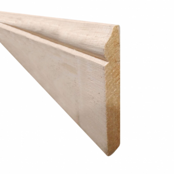 EUCALIPTO ZOCALO MOLD.3/4 X 4" METRO LINEAL