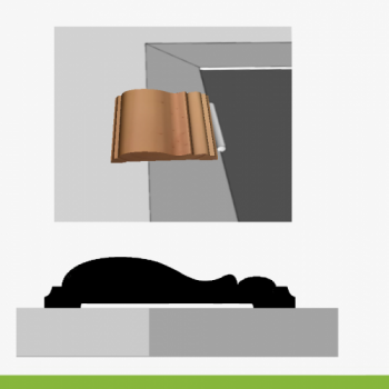 04-CLEAR C/MARCO MOLD 3/4" TIR X 3"N219