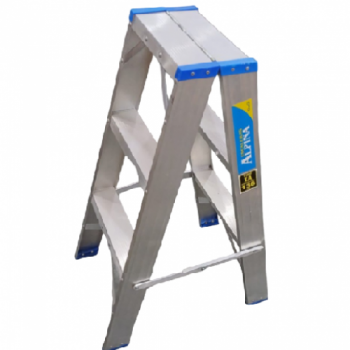 ESCALERA ALUM X3 ESCALONES DOBLE