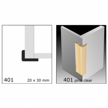 ESQUINERO PINO 1"X1.1/2"X3MTS.  N401