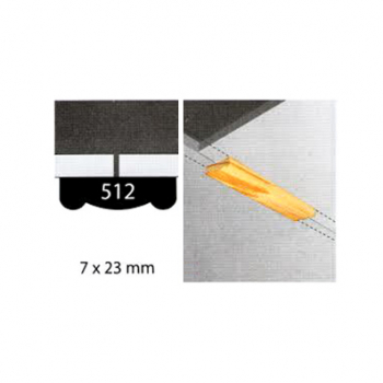 CLEAR T/JUNTA 1/2" X TIRA X 1" N512