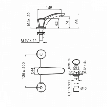 GREDOS DISCON 0207/C8-CR JGO LAVAT ME FVA