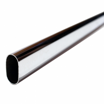 14-CAÑO OVAL P/PLACARD CROMO