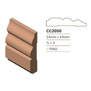 04-CLEAR C/MARCO MOLD 3/4" TIR X3 N205