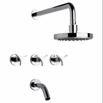 27-TRIADES 0103/C3 CR JUEGO BAÑERA C/TRAN