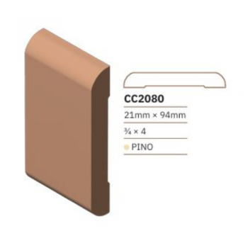 04-CLEAR C/MARCO LISO 3/4"TIRA X 4"N208