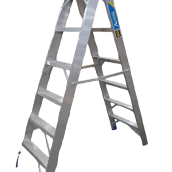 ESCALERA ALUM X6 ESCALONES REFORZADA DOBLE