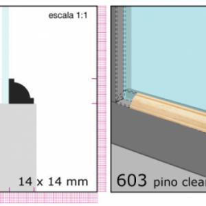 04-CLEAR CONTRAVIDRIO 3/4X3/4 N603