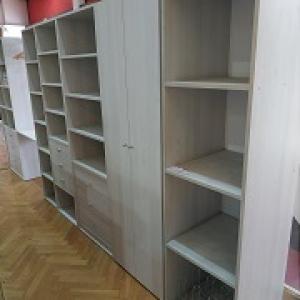 PLACARD 6 ESTANTES 1 PUERTA 50X188X55PROF