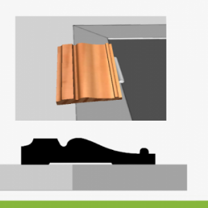 04-CLEAR C/MARCO MOLD 3/4" TIR X 3" N213