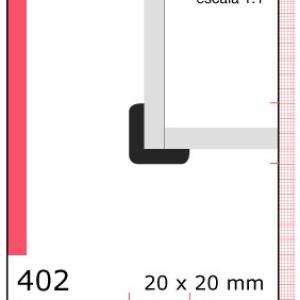 ESQUINERO PINO 1.1/2"X1.1/2"X3MTS.  N402