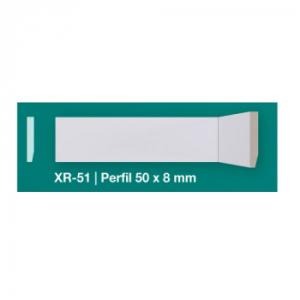 ZOCALO/GUARDA PVC 8X50X2.40MT/XR-51 BLANCO