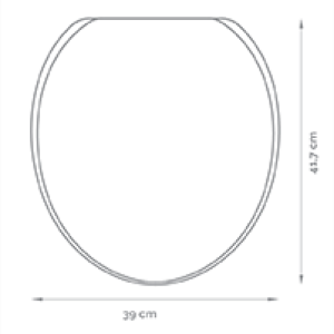 TAPA INODORO ANDINA/MARAJO 223 ARIEL PLASTICO