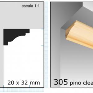 RINCONERO 1"X1.1/2"X3MTS. N305