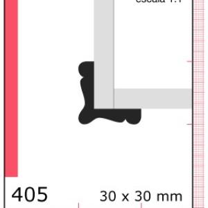 ESQUINERO PINO 1.1/2"X1.1/2"X3MTS. N405