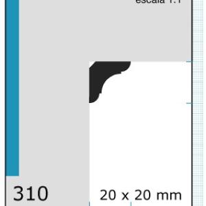 RINCONERO 1"X1"X3MTS. N310