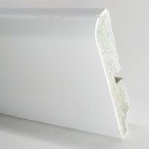 ZOCALO PVC 14X75 BLANCO NIEVE