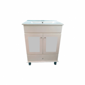 18-MUEBLE BAÑO M603 2P VID+1C BLANCO