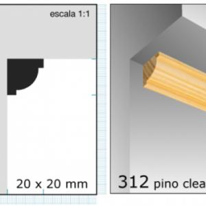 RINCONERO 1"X1"X3MTS. N312
