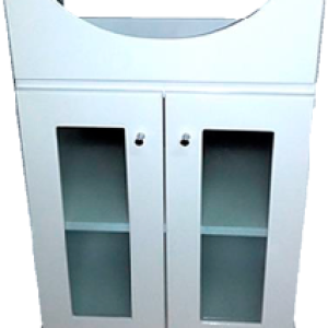 18-MUEBLE BAÑO V500 2P LISO BLANCO