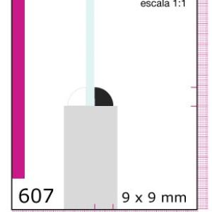 04-CLEAR CONTRAVIDRIO 1/2X1/2 N607