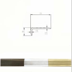 PERFIL P/PISO PLATA ANGULO 2510 X 2.75 MTS