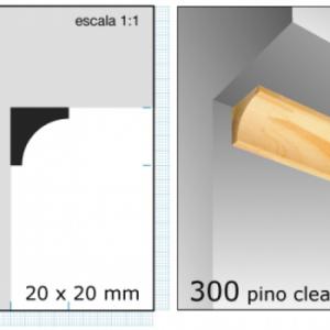 RINCONERO 1"X1"X3MTS. N300