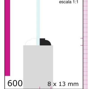 04-CLEAR CONTRAVIDRIO 1/2X3/4 N600