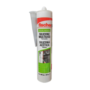 SILICONA ACETICA UNIVERSAL 260ML TRANSP.FISCHER