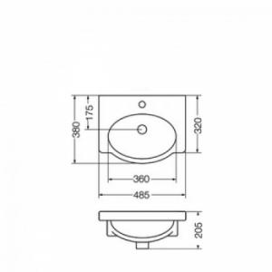 26-L.VENECIA L6V1J B/LAV.64CM 1A FVA