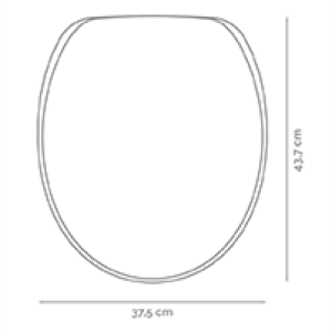 TAPA INODORO ITALIA 220 ARIEL METALICO