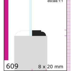 04-CLEAR CONTRAVIDRIO 1/2X1 N609