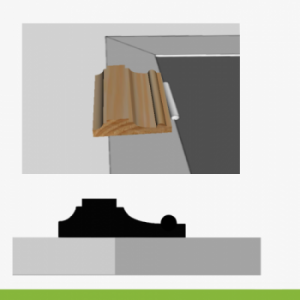 04-CLEAR C/MARCO MOLD 3/4" TIR X 2" N214