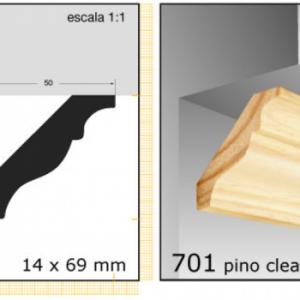 04-CLEAR CORNIZA 1"X3"N701