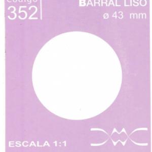 04-CLEAR BARRAL LISO X TIRA 2X2 N352