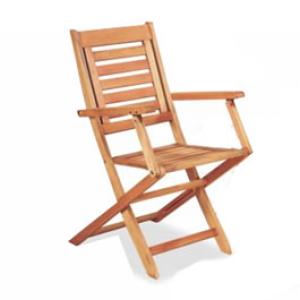 SILLA AMANCAY CON APOYA BRAZOS EUCALIPTO