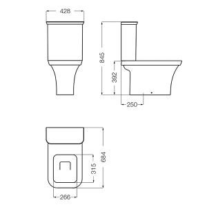 26-L.MILENA DDW4F B/DEP.DUAL 4,5LT DDW4F B