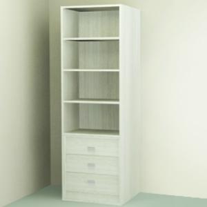 PLACARD 3 EST.CON CAJ X 3 55X188X55PROF