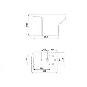 26-L.TRENTO BEL3J B/BIDET 3AG BEL3J B