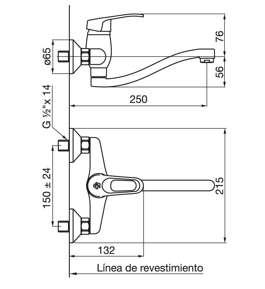 Imagen ARIZONA 0406/B1 CR JGO MONO P/PARED COC