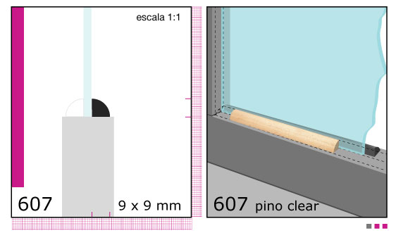 Imagen 04-CLEAR CONTRAVIDRIO 1/2X1/2 N607