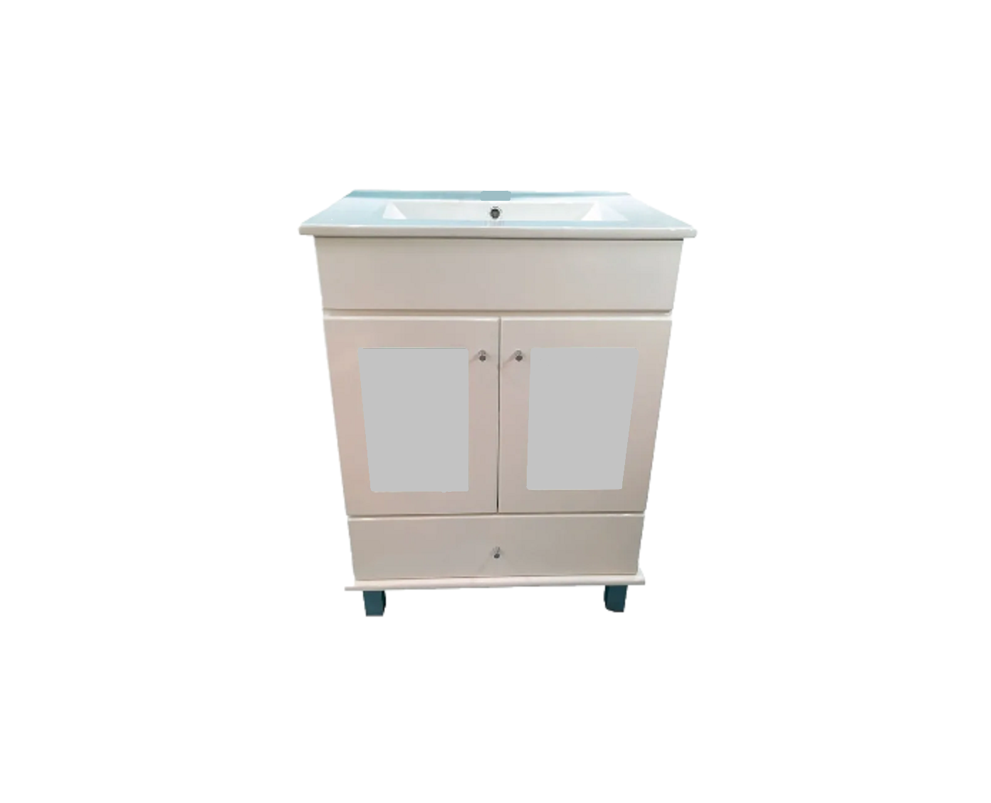 Imagen 18-MUEBLE BA¥O M603 2P VID+1C BLANCO