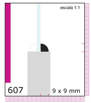 Imagen CONTRAVIDRIO DE PINO 1/2X1/2X3.05 MTS N607