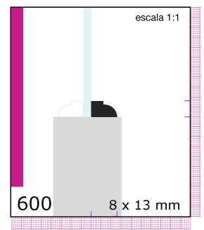 Imagen 04-CLEAR CONTRAVIDRIO 1/2X3/4 N600