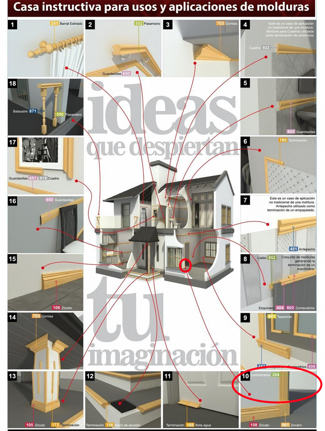 Imagen 04-CLEAR C/MARCO MOLD 1/2 TIRA X3 N212
