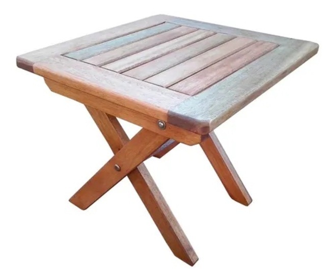 Imagen MESA EUCALIPTO PLEGABLE 40X40