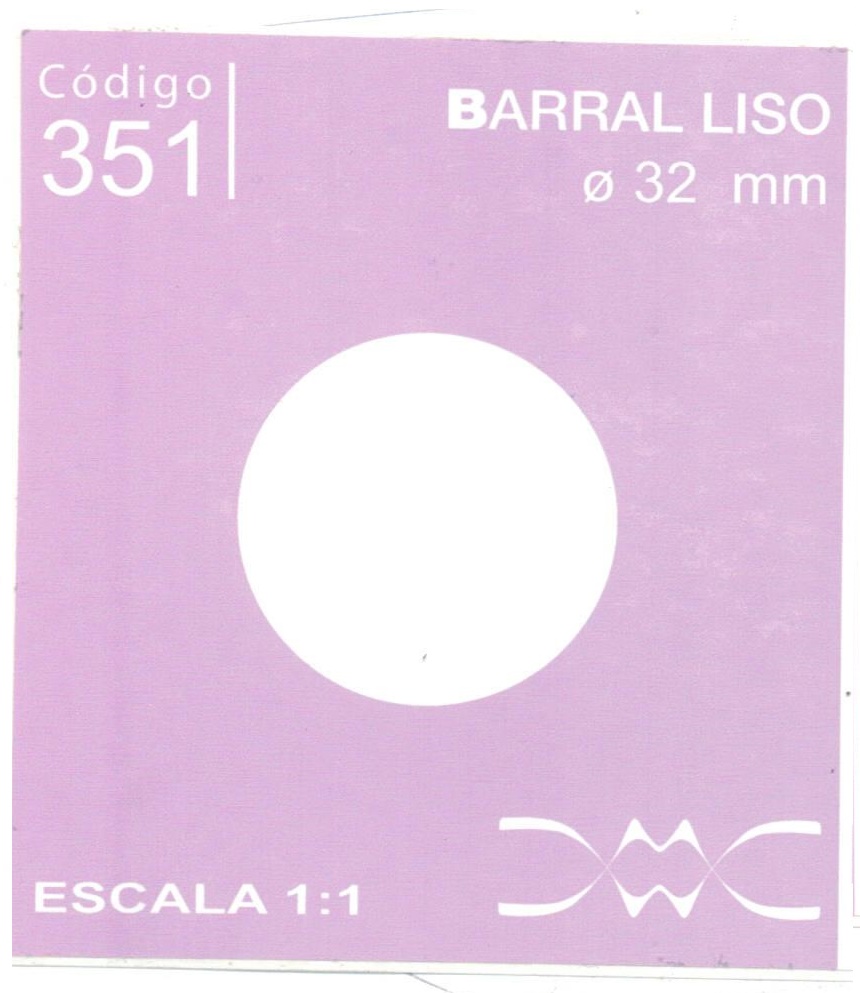 Imagen 04-CLEAR BARRAL LISO X TIRA 1.1/2X1.1/2 N351