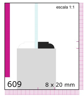 Imagen 04-CLEAR CONTRAVIDRIO 1/2X1 N609