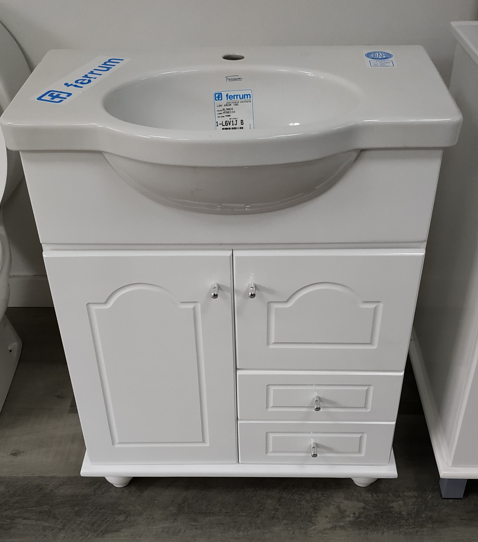 Imagen 18-MUEBLE BA¥O V601 2P+2C MOLD BCO V601